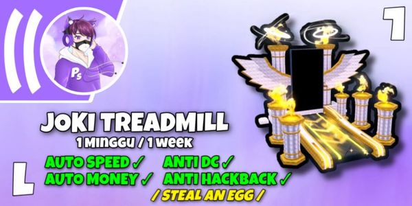Joki Treadmill 1 Semana AFK - Steal An Egg