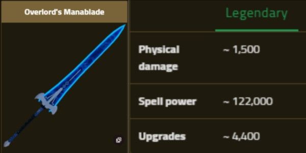 Manablade del Overlord
