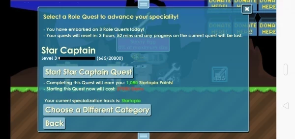 Akun Role Startopia LVL 3 Polos