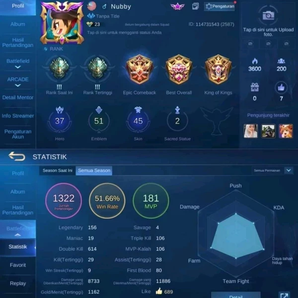 Cheap SL 3 Epic Venom Harley account
